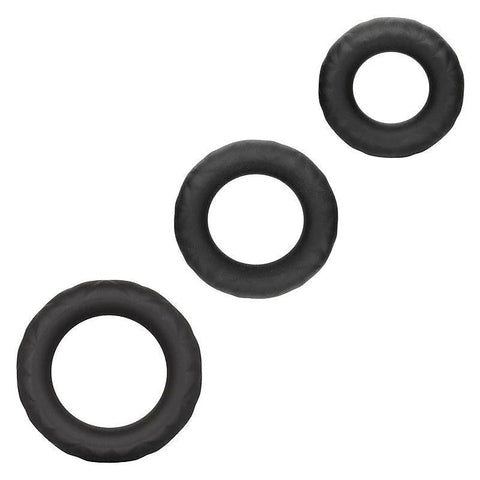 Link Up Ultra-Soft Supreme Stretchy Cock Ring Set - Ball and Cock Toys