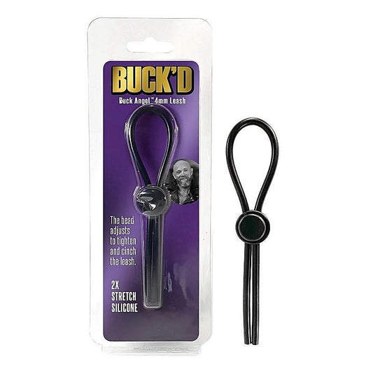 Buck'd 4mm Cock Leash - Cock Rings