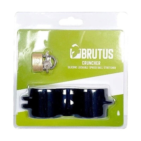 Brutus Cruncher Lockable Spiked Ball Stretcher - Ball and Cock Toys