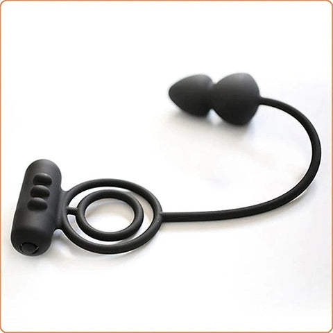 BDStyle Dual Delight - Vibrating Cock Ring and Anal Beads - Anal Beads and Balls