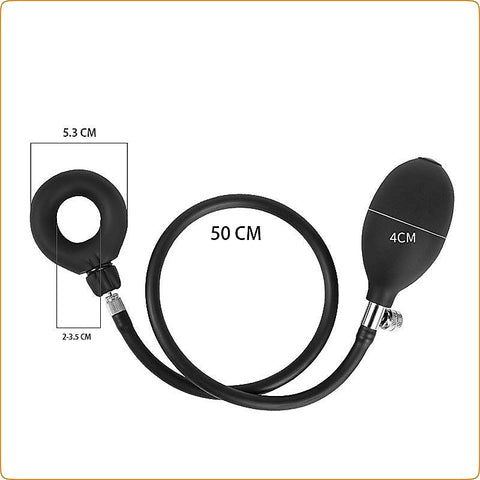Inflatable Silicone Cock Ring by BDStyle - Cock Rings