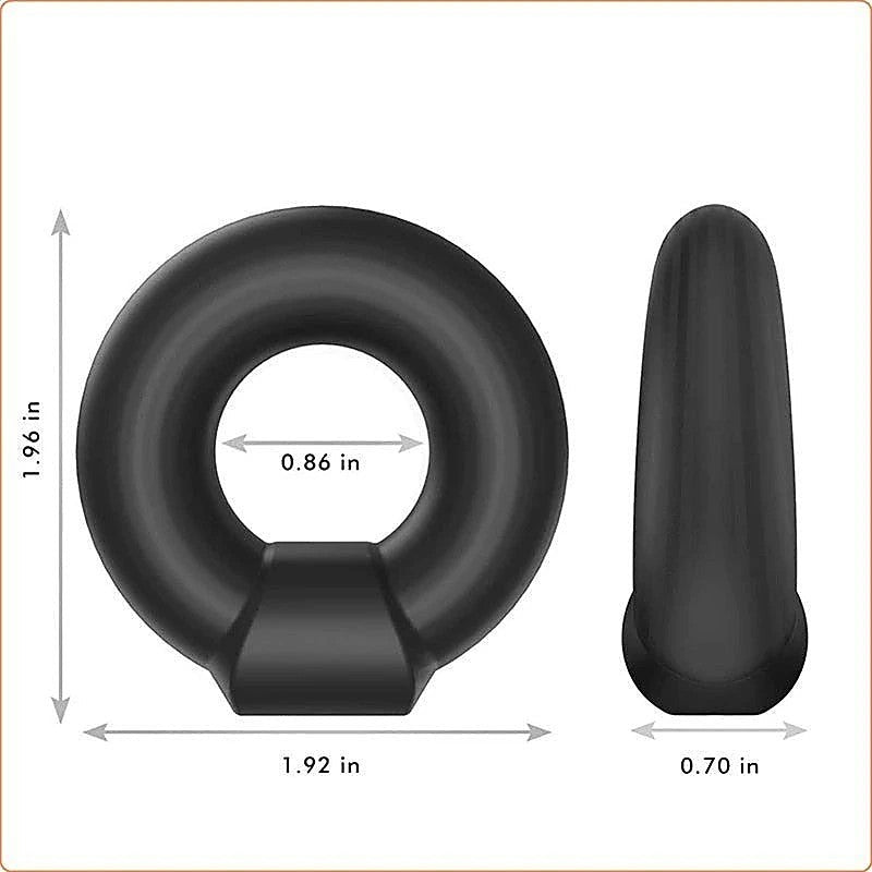 Soft Silicone Penis Ring by BDStyle - Ball and Cock Toys