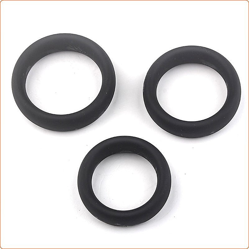 Thick 3 C-Ring Set by BDStyle - Ball and Cock Toys