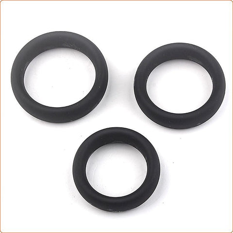 Thick 3 C-Ring Set by BDStyle - Ball and Cock Toys