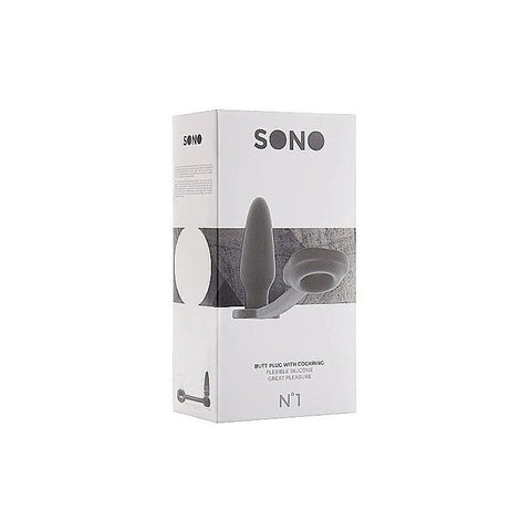 SONO No 1 Butt Plug With Cock Ring - Cock Rings