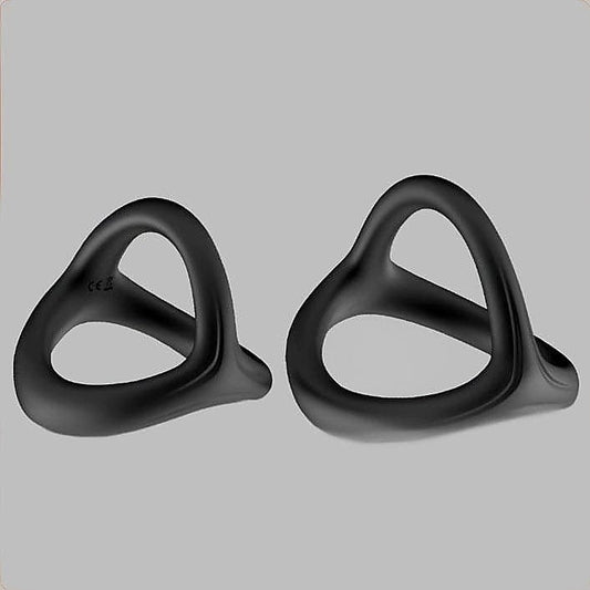 3 in 1 Ultra Soft Stretchy Penis Ring - Stretchy Cock Rings