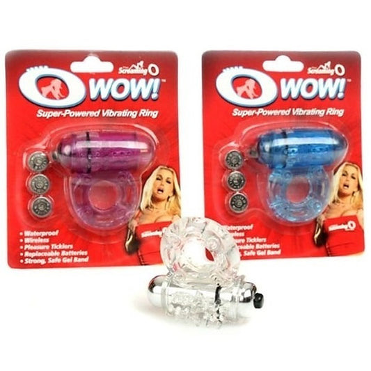 ScreamingO The O Wow Vibrating Cock Ring - Cock Rings