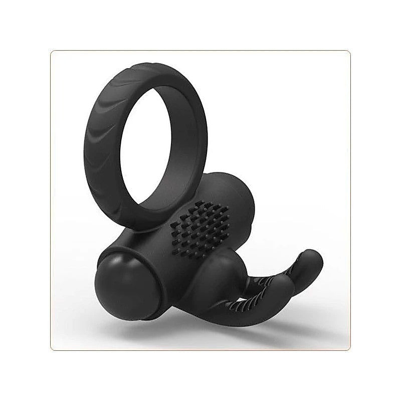 Silicone Rabbit Sex Ring - Ball and Cock Toys