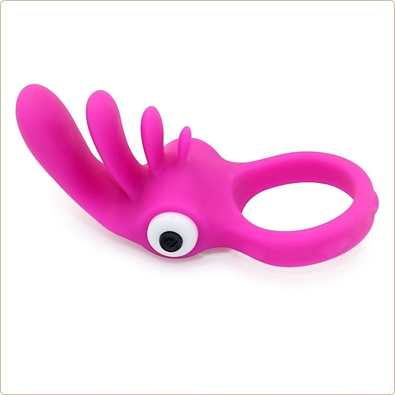 Premium Tongue Vibration Cock Ring by BDStyle - Ball and Cock Toys