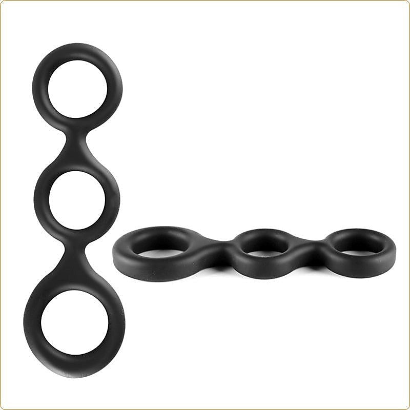 Pleasure-Enhancing X-MEN Adjustable Cock Ring - Ball and Cock Toys