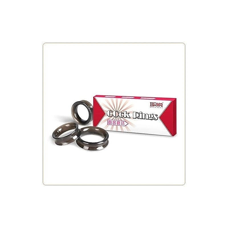 Pleasure Me Cock Ring Set by BDStyle - Ball and Cock Toys