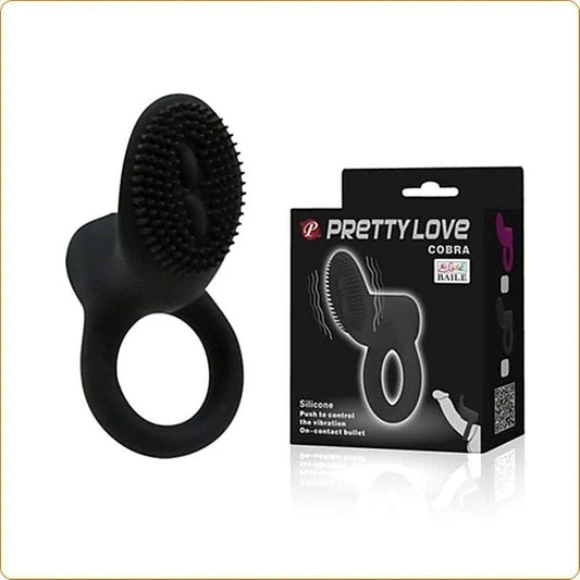 Pretty Love Cobra - Luxurious Silicone Cock Ring for Heightened Pleasure - Ball and Cock Toys