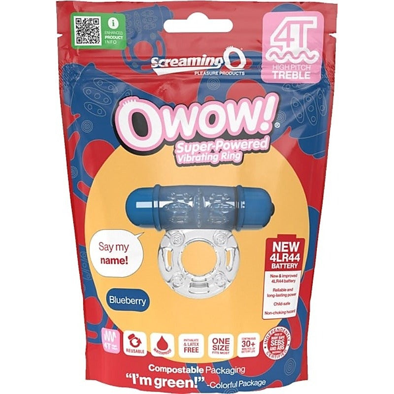 Owow 4T High Pitch Treble Cock Ring - Ball and Cock Toys