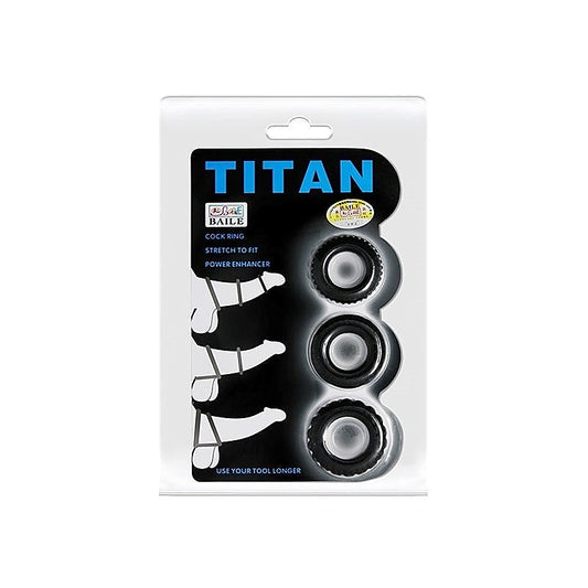 Baile Titan Cock Rings - Elevate Your Intimate Experience - Stretchy Cock Rings