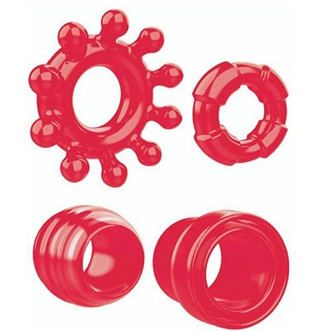 Ring The Alarm Cock Rings Set by Evolved - Cock Ring Sets