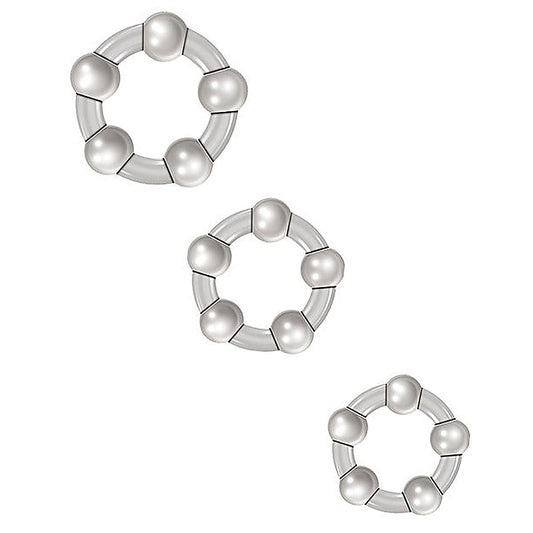 Zero Tolerance Three Amigos Stretchy Cock Ring Set