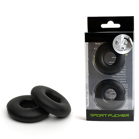 Sport Fucker Stacker Silicone Rings - Stackable Pleasure for Endless Exploration - Cock Rings