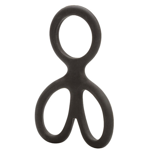 CalExotics Silicone Ball Spreader Erection Enhancer - Stretchy Cock Rings