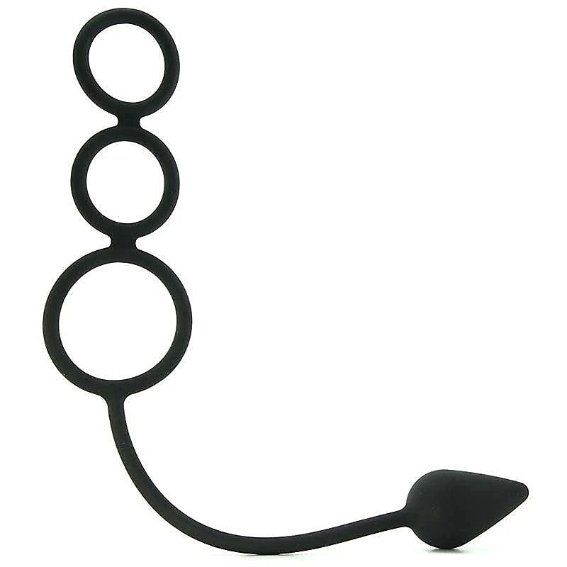 3 Cock Ring Circus Large Silicone by NS Novelties - Cock Rings