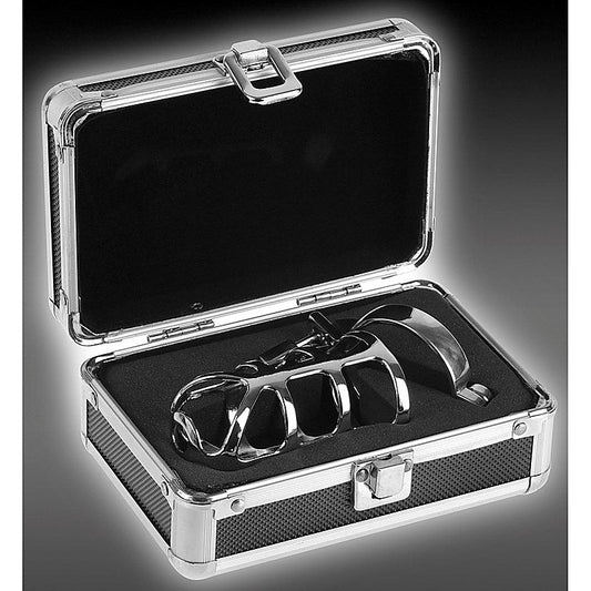 Pipedream Metal Worx Male Pleasure Cock Cage XL - Cock Rings