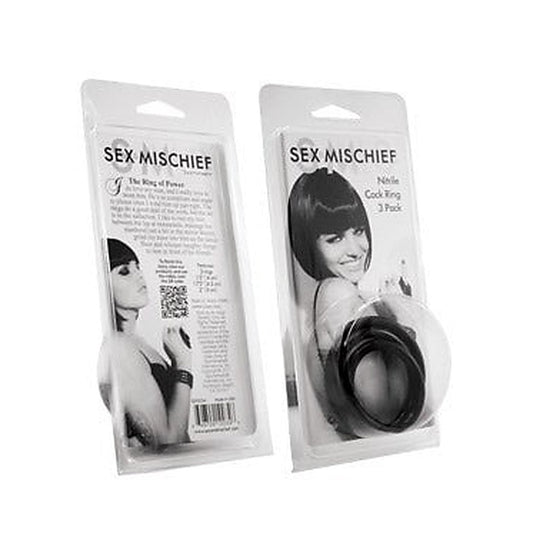 Sex & Mischief Nitrile Cock Ring - Cock Rings