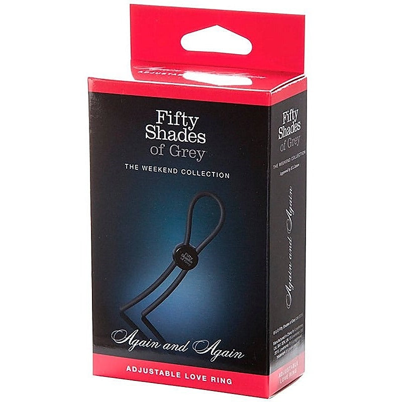 Fifty Shades of Grey Again and Again Adjustable Cock Ring - Cock Rings