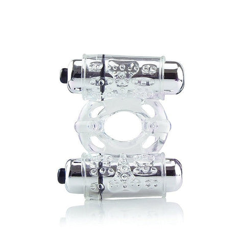 The O Wow Double Wammy by Screaming O - Vibrating Cock Rings