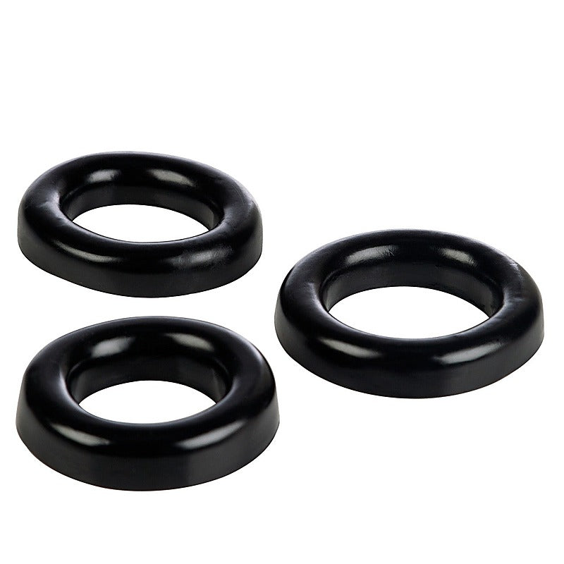 Colt 3 Piece Stretchy Mens Cock Ring Set - Cock Rings