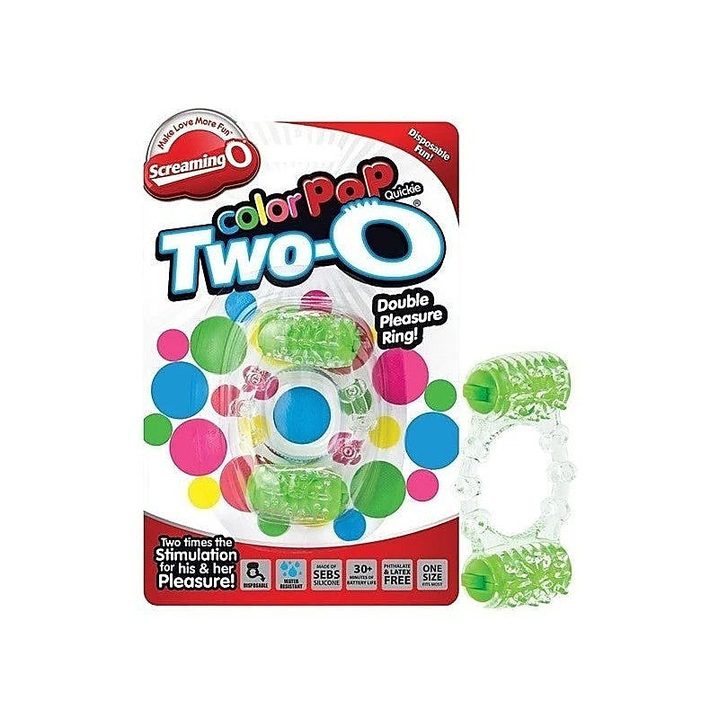 ColorPop Quickie Two-O by Screaming O - Cock Rings