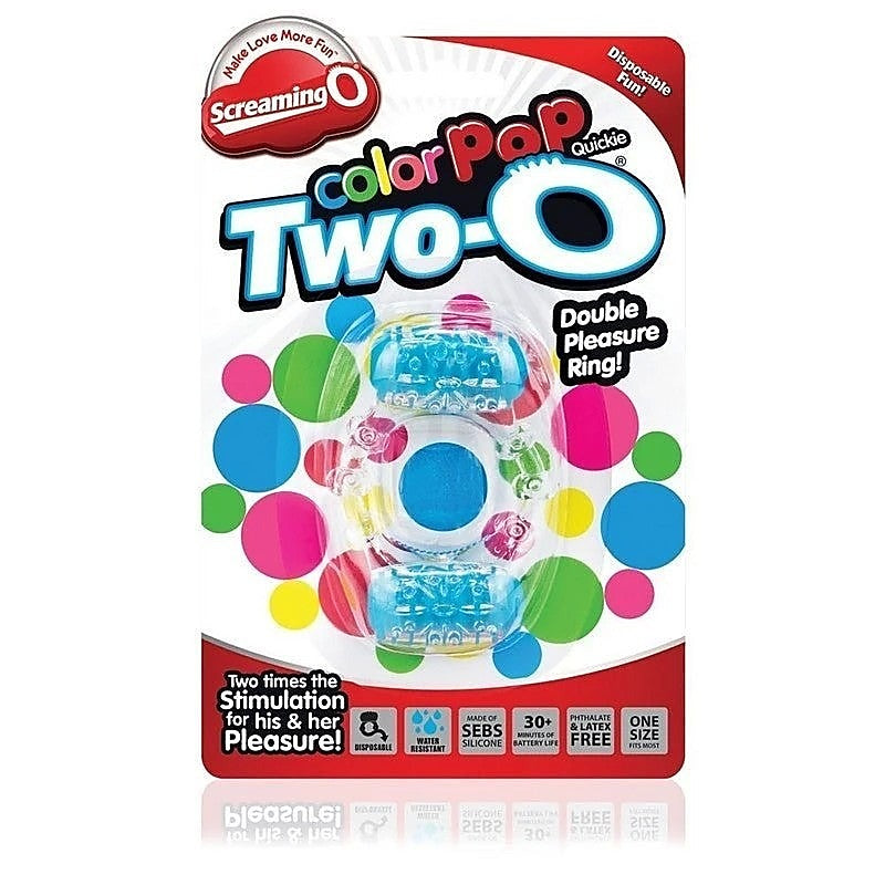 ColorPop Quickie Two-O by Screaming O - Cock Rings