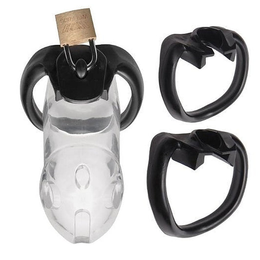 Rikers Locking Chastity Cage - Cock Rings