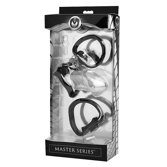 Rikers Locking Chastity Cage - Cock Rings