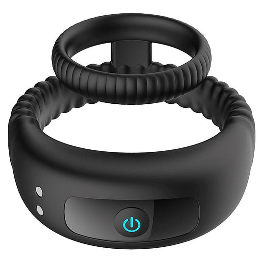 BDStyle Dual-Ring Vibrating Cock Ring - Explore Shared Ecstasy