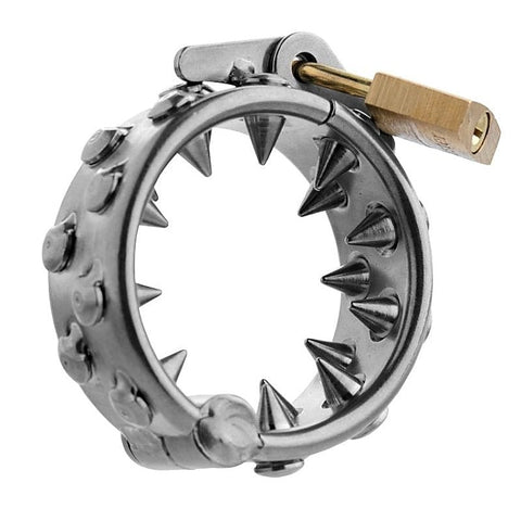 Impaler Locking CBT Ring with Spikes by XR Brands - Cock Rings