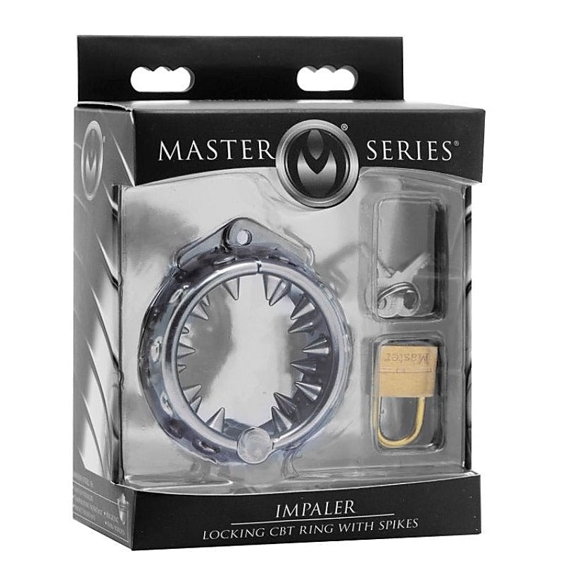 Impaler Locking CBT Ring with Spikes by XR Brands - Cock Rings