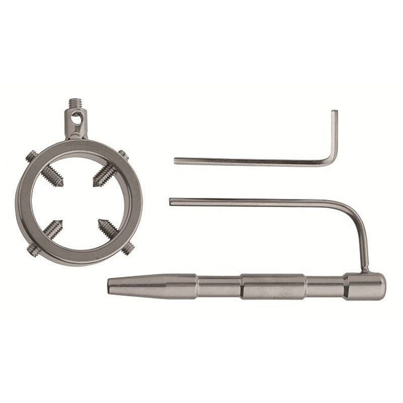 Skewer Spiked CBT Urethral Plug by XR Brands - Cock Rings