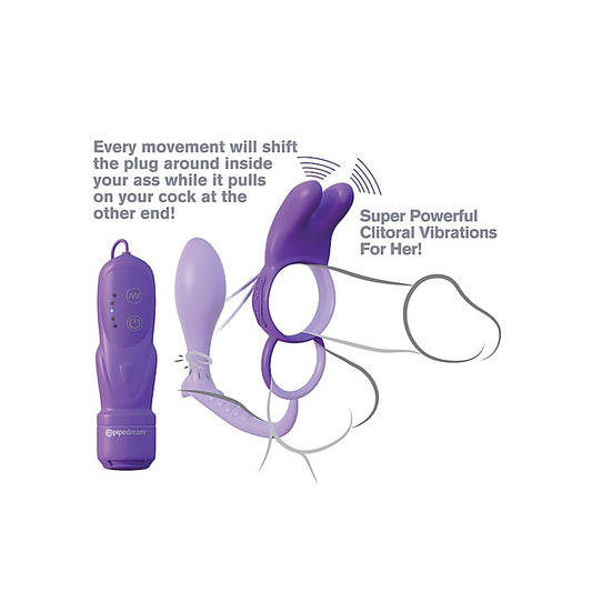 Pipedream Fantasy C-Ringz Ass-Gasm Vibrating Rabbit Ring