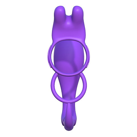 Fantasy C-Cock Ringz Ass-Gasm Vibrating Rabbit Cock Ring - Cock Rings
