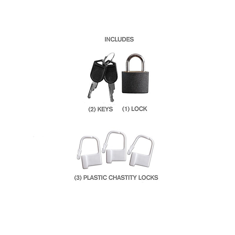 Fantasy C-Ringz Hardcore Silicone Cock Blocker - Male Chastity