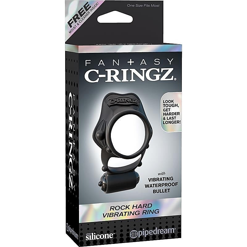 Rock Hard Vibrating Cock Ring by Pipedream Fantasy - Cock Rings