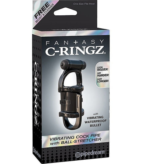 Fantasy C-Ringz Vibrating Cock Pipe and Ball Stretcher