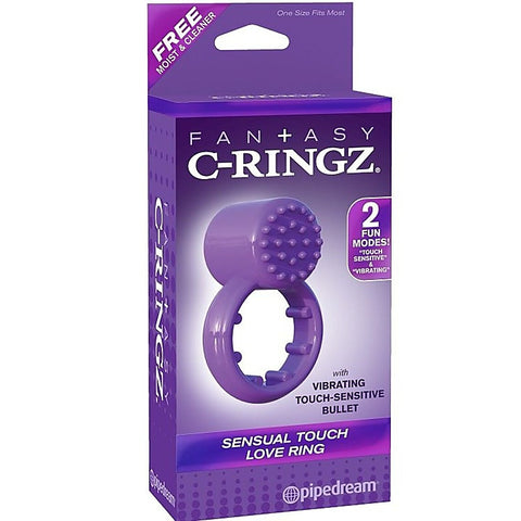 Fantasy C-Ringz Sensual Touch Vibrating Cock Ring - Cock Rings
