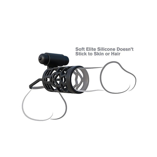 Pipedream Fantasy C-Ringz Thick Dick Silicone Vibrating Cage