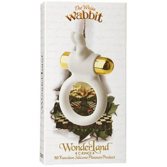 Doc Johnson Wonderland The White Wabbit Vibrating Cock Ring