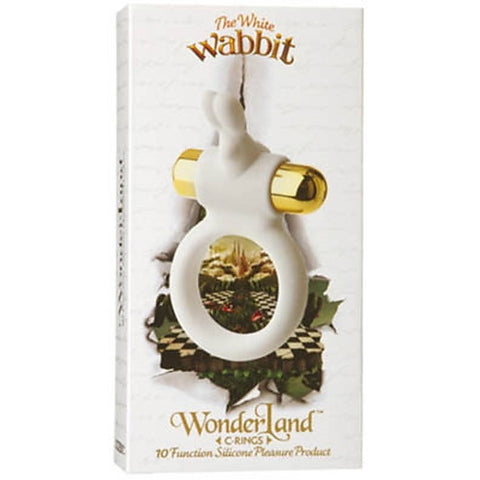 Wonderland The White Wabbit Vibrating Cock Ring - Vibrating Cock Rings