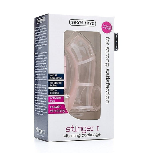 Shots Toys Stinger I Flesh - Vibrating Cock Rings