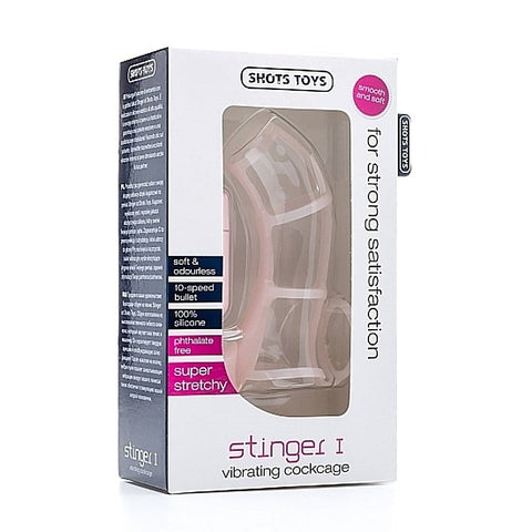 Professional Stinger I Flesh by Shots Toys - Vibrating Cock Rings