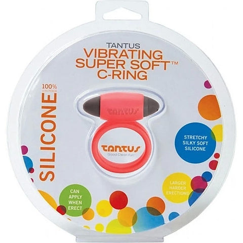 Vibrating Super Soft C-Ring by Tantus - Vibrating Cock Rings