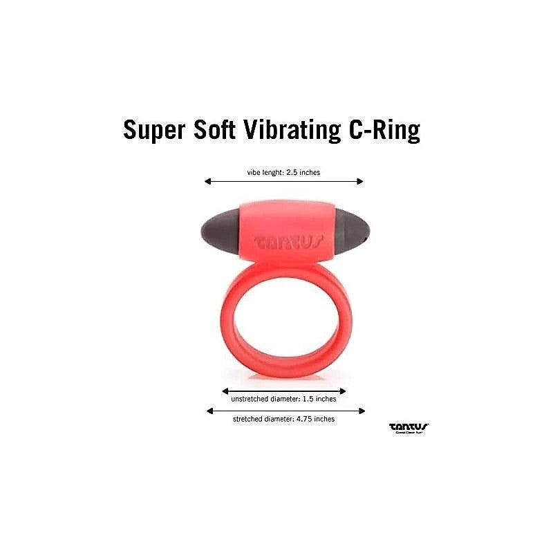 Vibrating Super Soft C-Ring by Tantus - Vibrating Cock Rings