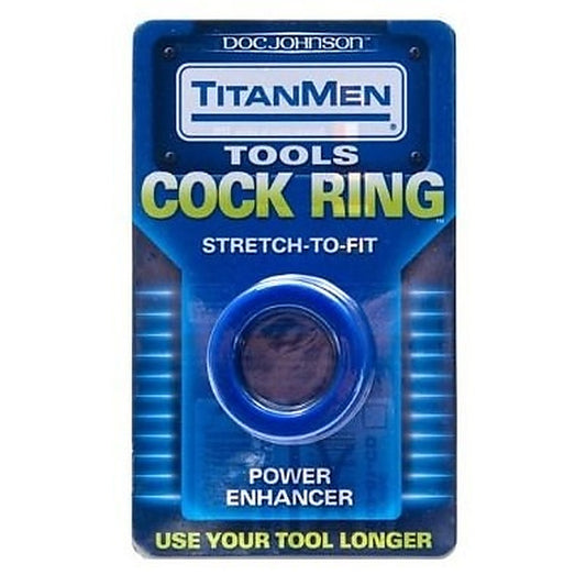 TitanMen Tools Cock Ring Blue